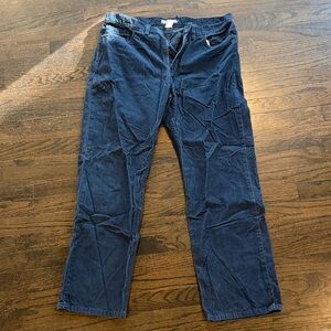 Vineyard Vines Men's Corduroy Pants in Navy Blue (worn twice; wrinkle from stora